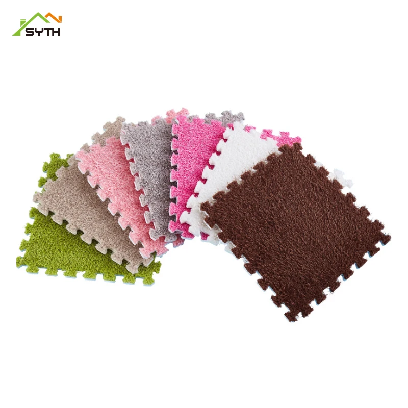 

12 pcs Fast logistics rug Baby Mat Living Room bedroom Children Kids Soft Carpet Magic Patchwork Jigsaw Splice Heads Climbing