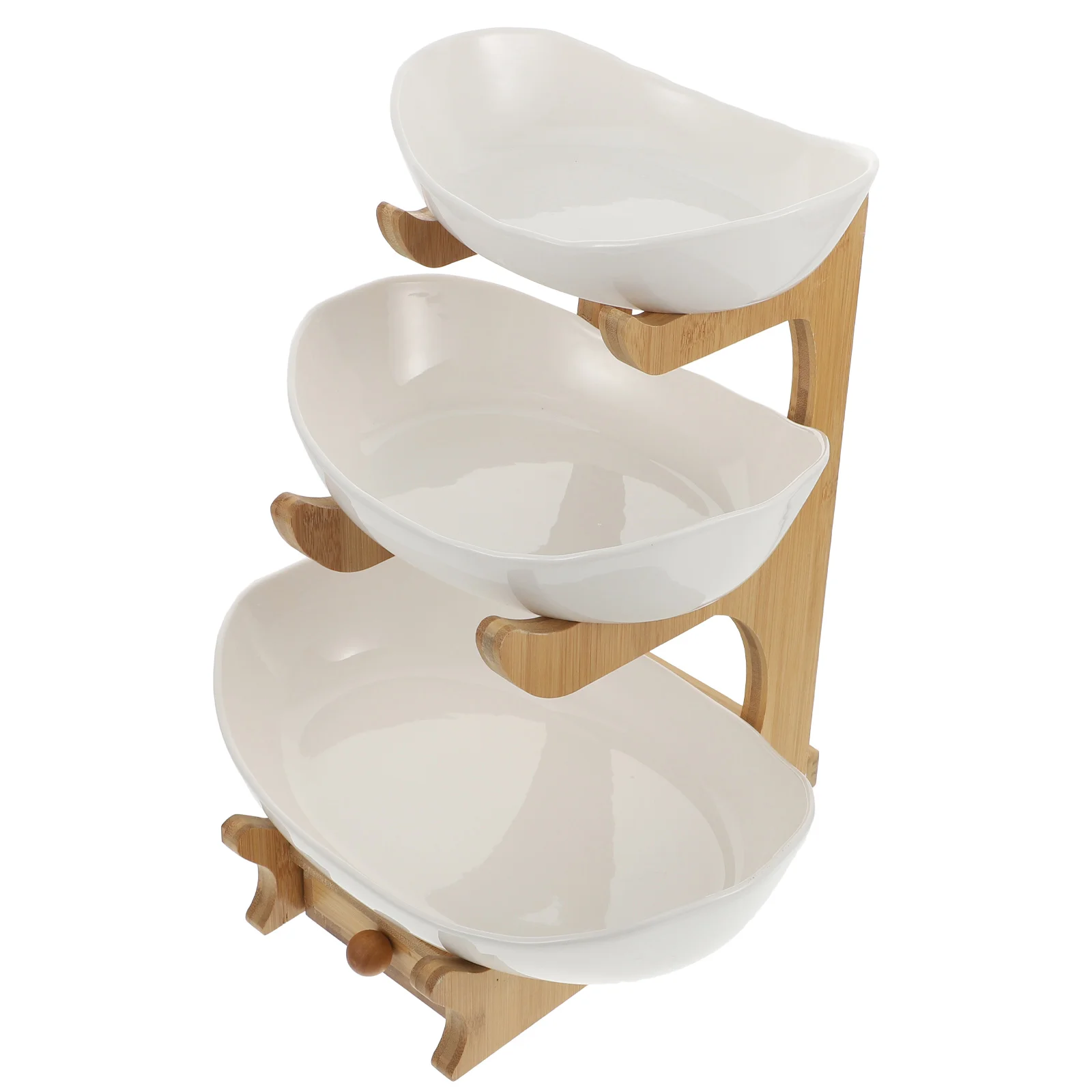 

1 Набор, прочные трехуровневые керамические пластины для фруктов, гаечные пластины (разные цвета)