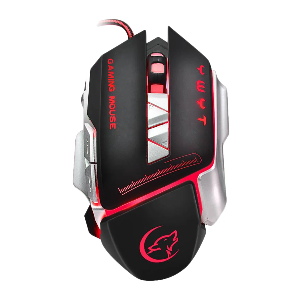 Professional 8 Buttons Wired USB Computer Gaming Mouse Mice Gamer Ergonomic Mause Cable For PC Game | Компьютеры и офис
