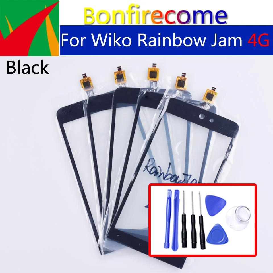 Сенсорный экран 5 0 дюйма для Wiko Rainbow Jam 4G сенсорная панель стекло с дигитайзером