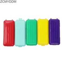 zcmyddm 1pc plastic crochet hook storage box for store crochet sewing accessories needle case knitting tools diy sewing supplies