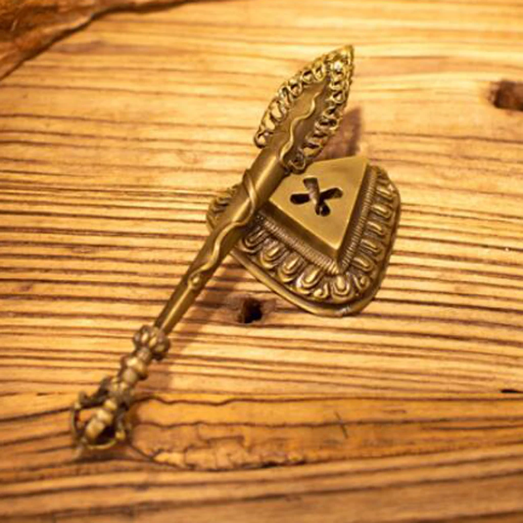 Подвеска MagiDeal тибетский буддизм буддистская Ваджра Дорже пхурба с золотым