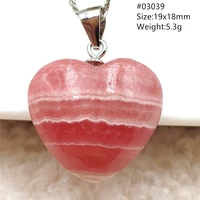 natural red rose rhodochrosite pendant necklace heart rose rhodochrosite pendant necklace women rare rose necklace aaaaa