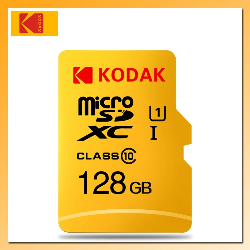 Флэш-карта памяти KODAK U1 128 Гб 64 ГБ 32 ГБ 16 ГБ Micro SD карта высокоскоростная память Micro SD карта TF/SD карта класс 10 tarjeta de