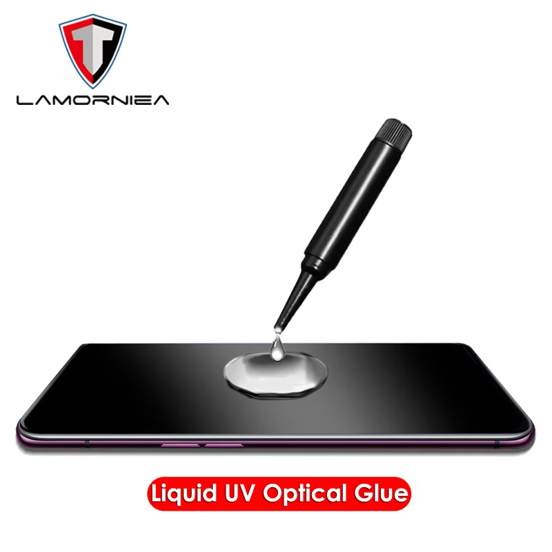 Закаленное УФ стекло для Samsung Galaxy Note 10 Pro 100 шт. клей iPhone 11 Max XS XR X 9 8 S8 S9 S10 Plus|Защитные