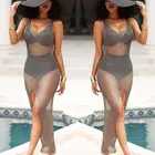 Сексуальное женское вязаное крючком ажурное пляжное бикини, накидка на купальник, платье для купальника, S-XL