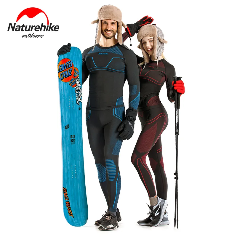 Naturehike мужские и женские зимние быстросохнущие анти-микробные стрейч термо