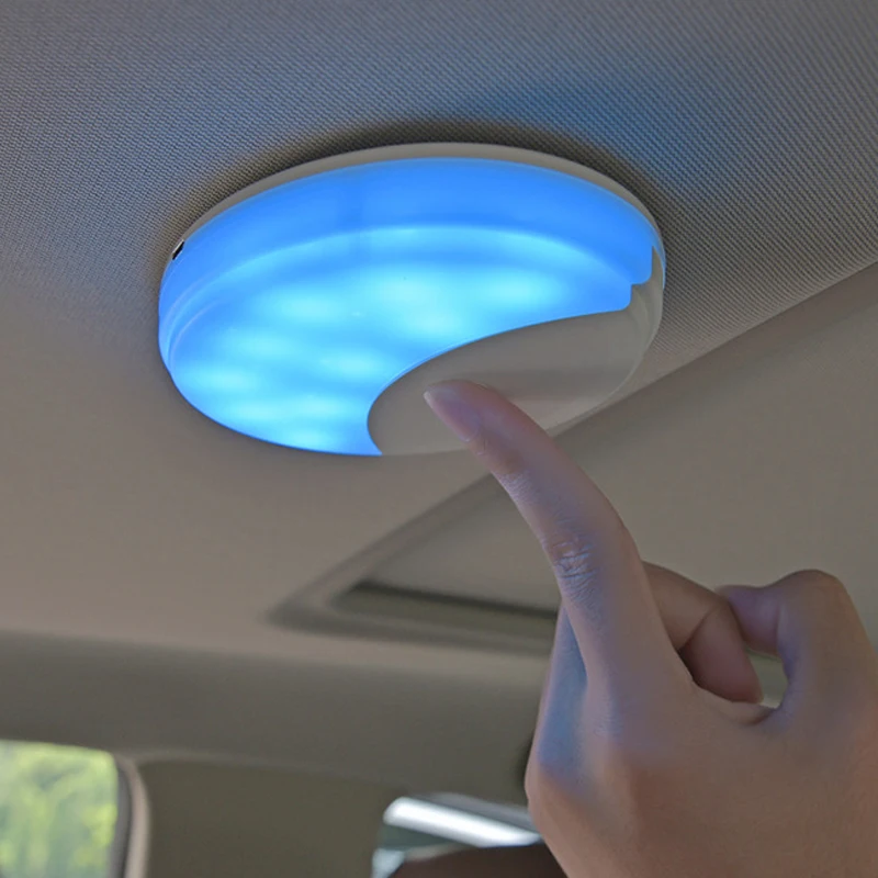 Внутренний светодиодный автомобильный светильник сенсорный для чтения