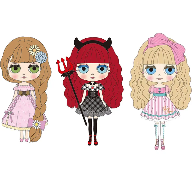 

new doll girl metal cutting dies for card making birthday dies princess stencil for scrapbooking paper cards diy cutting-dies