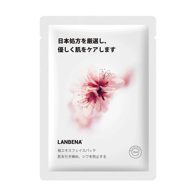 LANBENA Face Mask Moisturize Skin Care Serum Facial Essence Set for VC Whitening Hyaluronic Acid Six Peptides Pore Shrink Masks | Красота и