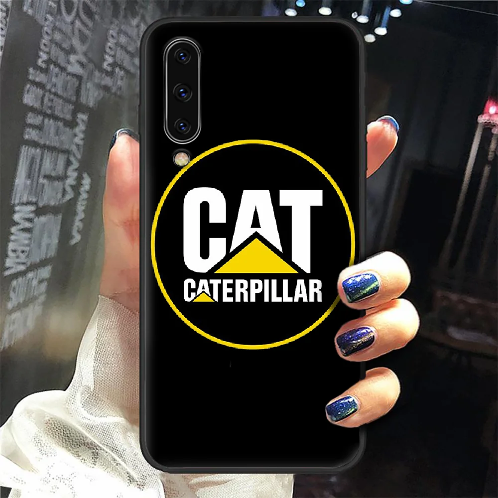 

CAT brand Caterpillar Luxury logo Phone Case Cover For Samsung Galaxy A10 A20 A30 E A40 A50 A51 A70 A71 J 5 6 7 8 S black bumper