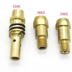 Сменный кожух газового сопла для сварочного аппарата, наконечник горелки, золото, 15AK, 24KD, 36KD