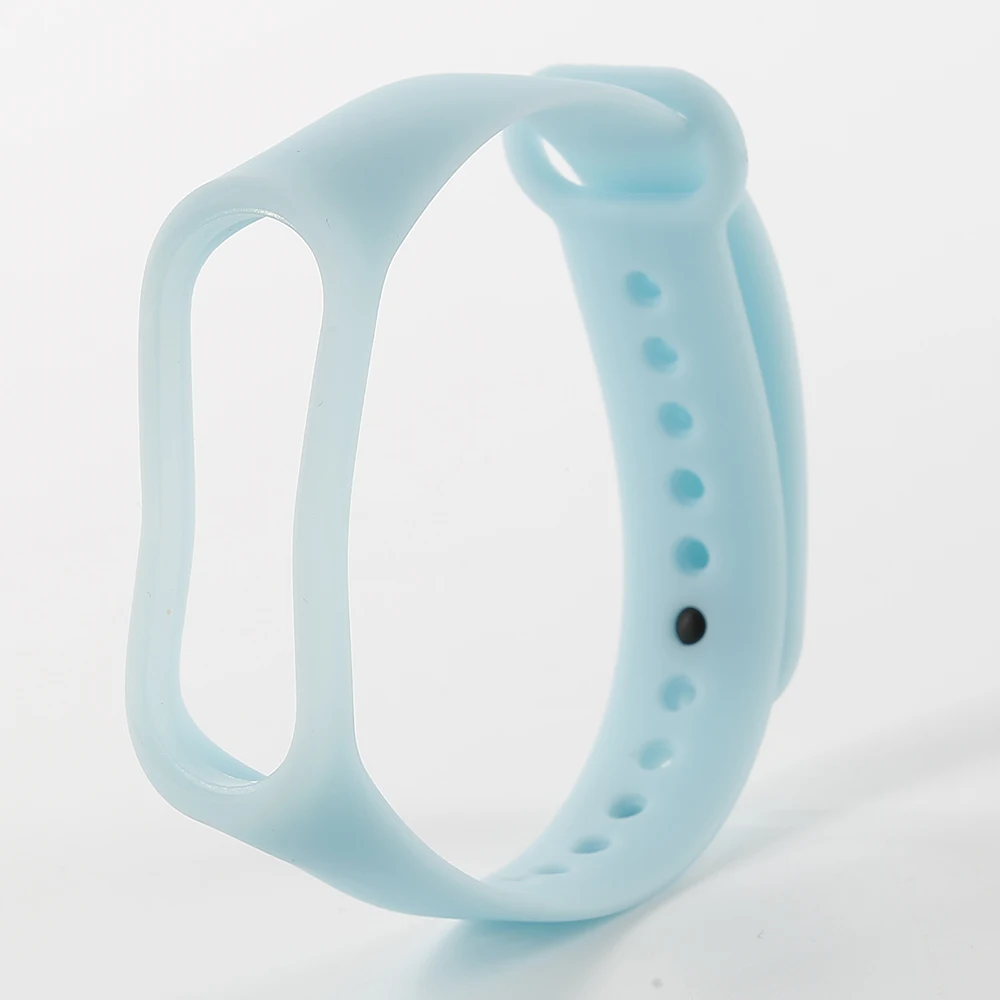 Luminous light blue Ремешок на запястье для mi Band 3, сменный спортивный силиконовый ремешок для наручных часов, ремешок для браслета, аксессуары, смарт-ремешок для Xiaomi mi, 3 ремешка - Цвет: Luminous light blue