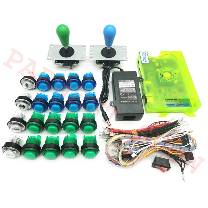

Набор деталей для аркадных игр Jamma DIY, набор деталей 1300 в 1, кодировщик печатных плат для классических игр/кнопка/джойстик для аркадных игр MAME