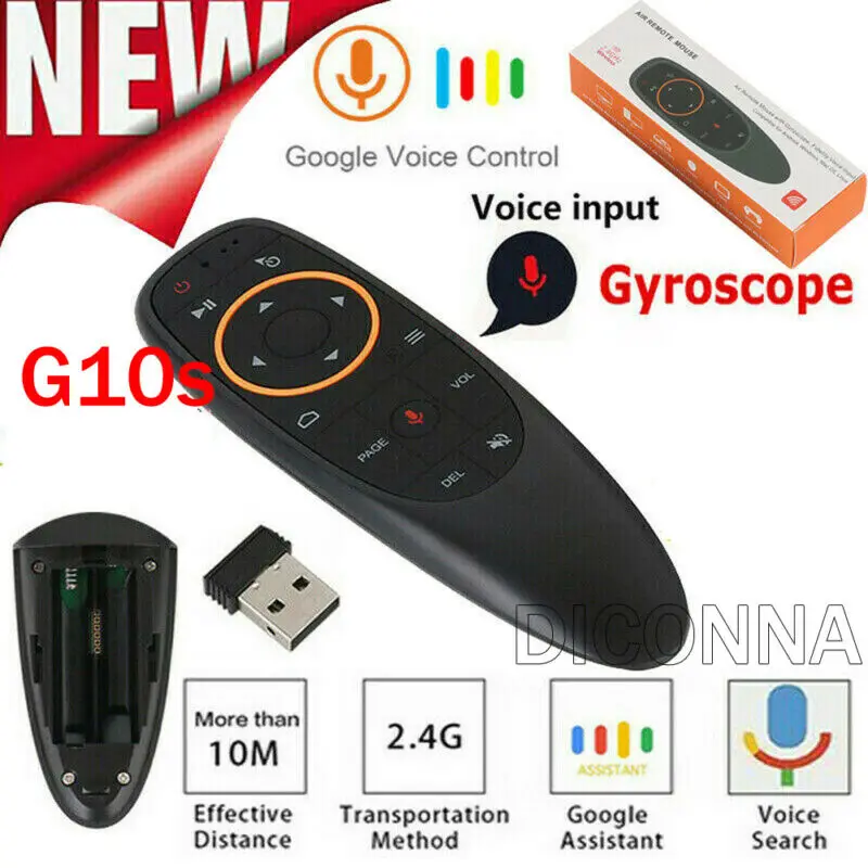 VONTAR G10 голосовой пульт дистанционного управления 2 4G беспроводная воздушная мышь