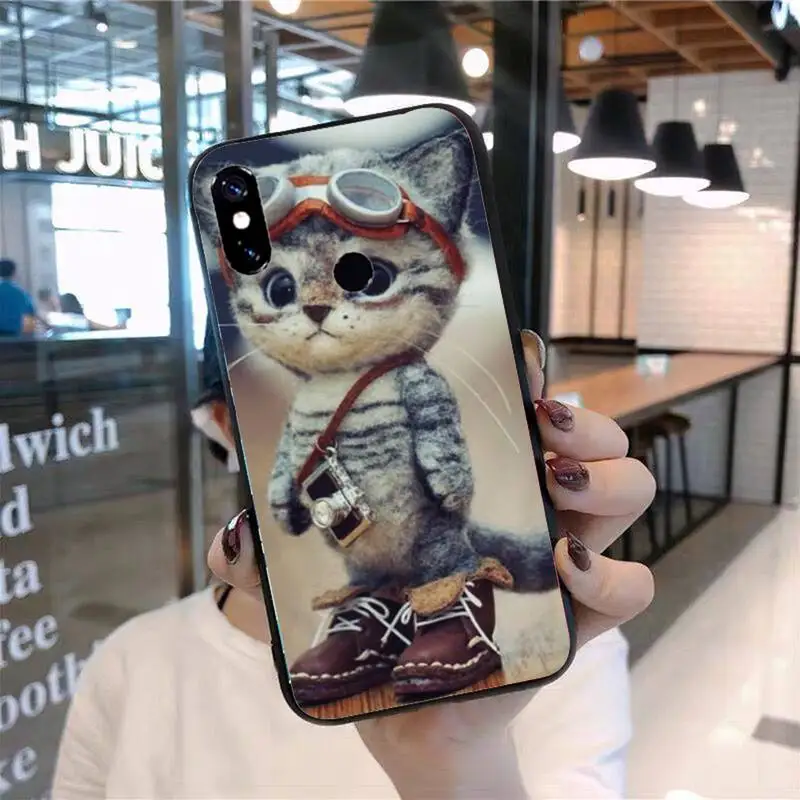 

Animal Cat Phone Case For Xiaomi Redmi 7 8 9t 9se k20 mi8 max3 lite 9 note 9s 10 pro