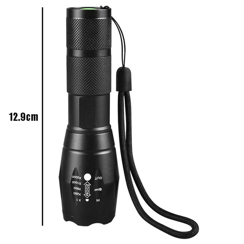 Ultraviolet White Light Dual LED Flashlight Zoom Fluorescent Black Lamp Detection | Лампы и освещение