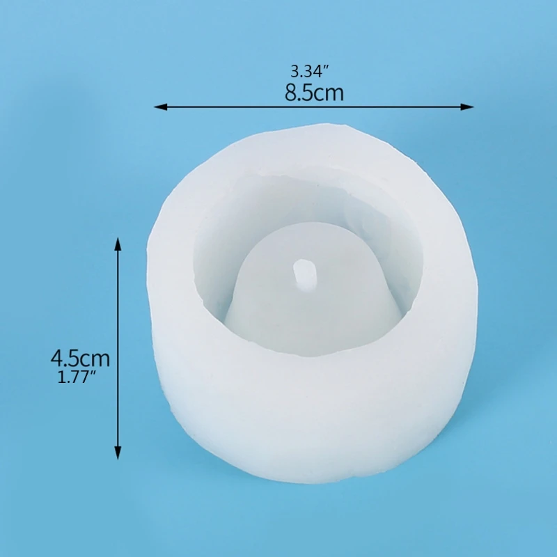 

Succulent Flowerpot Epoxy Resin Mold Concrete Cement Clay Planter Pot Silicone Mould DIY Crafts Candle Casting Tool