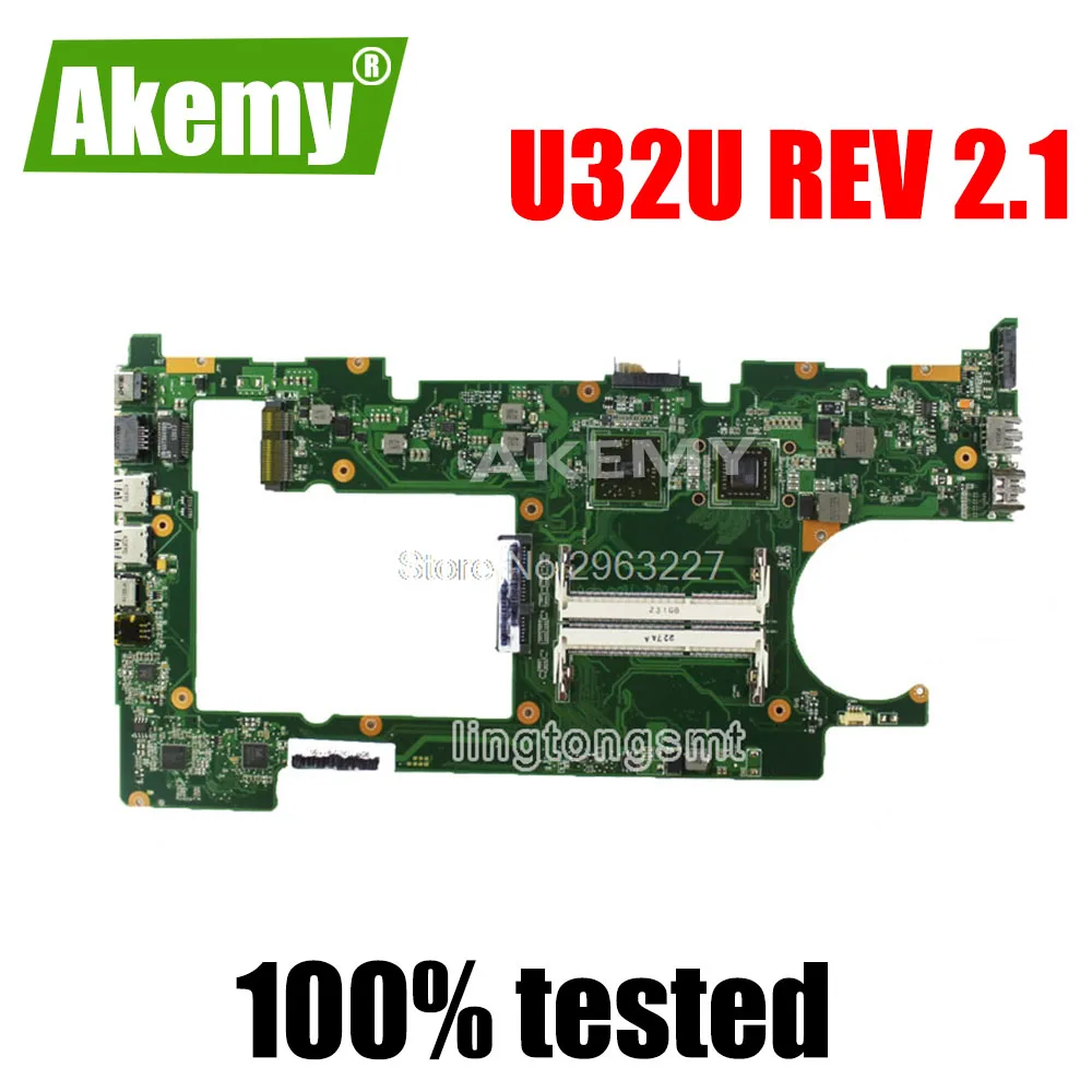 

U32U для For For For For Asus U82U материнская плата для ноутбука U32U материнская плата REV2.1100 % протестированная материнская плата