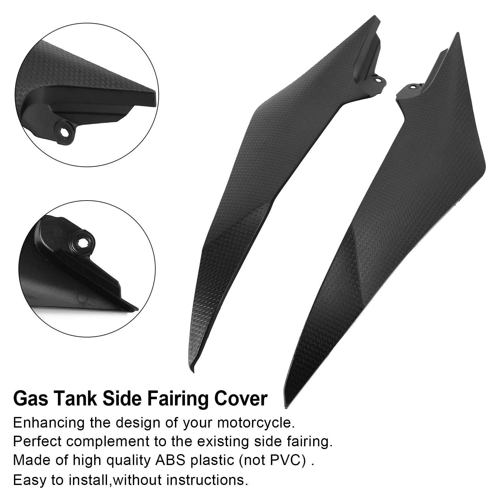 

Areyourshop Cowl Fairing Gas Tank Side Cover Panel Trim Fits For Yamaha YZF R6 2008-2015 Motrocycle Parts