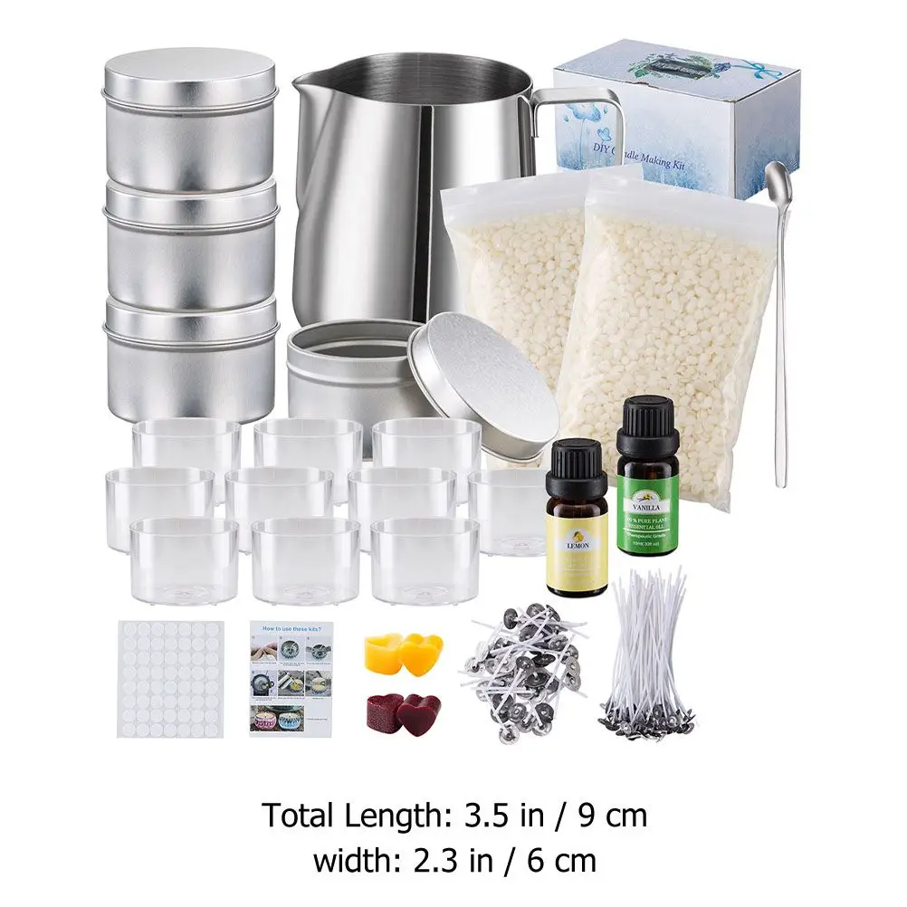 1 set of Candle Making Tool DIY Crafts Kit Soy Wax for Shop Home | Дом и сад