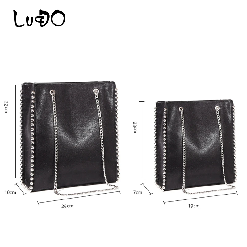 

Luxury Handbags Fashion Chain Bead Shoulder Bags Vintage Large Capacity Tote Bags Ladies High Quality Crossbody Bags For Women