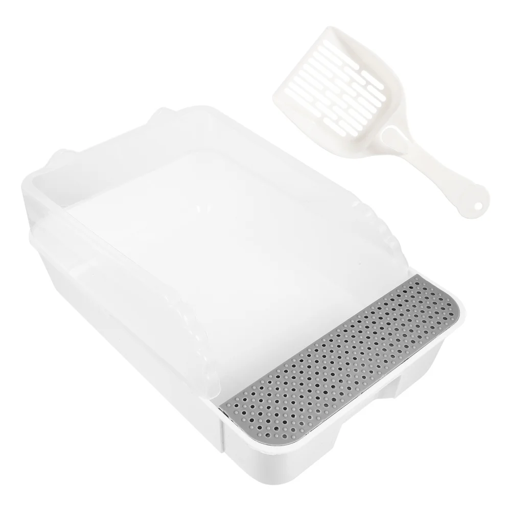 Полузакрытый туалет для кошачьего туалета с защитой от брызг | Дом и сад