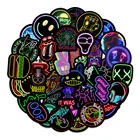 103050 шт., водонепроницаемые наклейки в виде неосветильник граффити