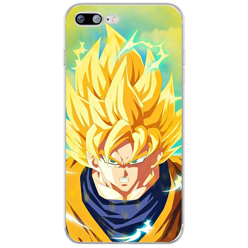 Манга комиксы Dragon Ball z goku Мягкий силиконовый чехол из ТПУ для iPhone 7 6 6s 8 Plus 5s SE X Xs Max Xr