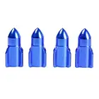 4 шт. универсальные автомобильные велосипедные колпачки из алюминиевого сплава в форме ракеты для штыря клапана шины колпачок протектор автомобильные аксессуары для мотоциклов