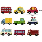 DIY мультяшный автомобиль алмазная живопись головоломка Детская Наклейка подарок на день рождения для мальчиков детские игрушки ручной работы ремесла