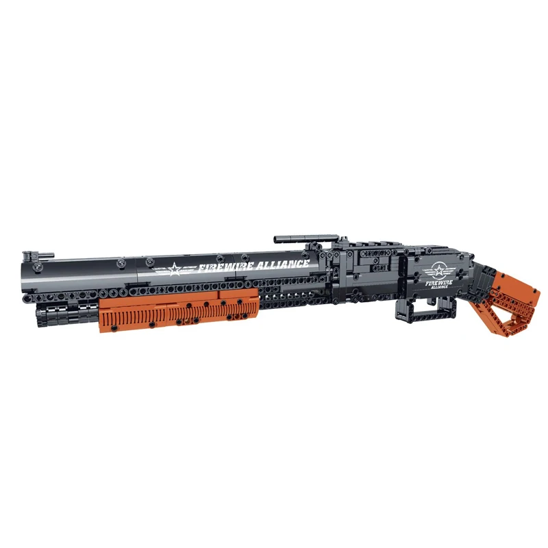 

MORK MOC 051003 Machine Gun Series M1897 Shotgun Advanced Puzzle Assembly Model 791PCS Building Blocks Brick Toys Kids Gift Set
