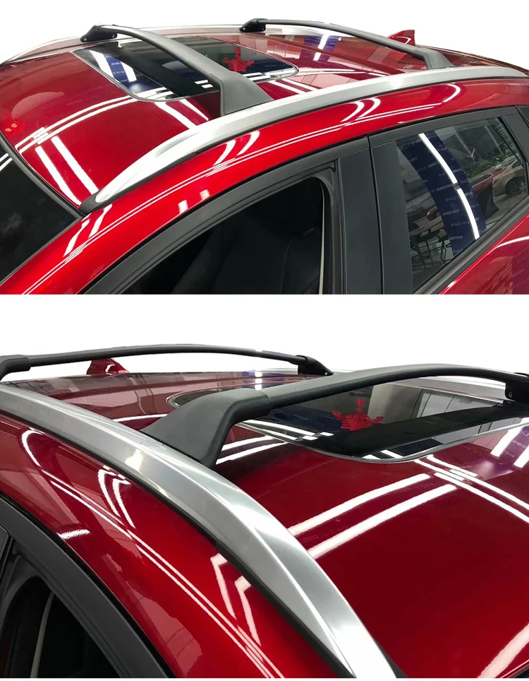 Алюминиевый для Mazda CX-3 CX3 багажник на крышу, багажник для багажа, поперечная перекладина