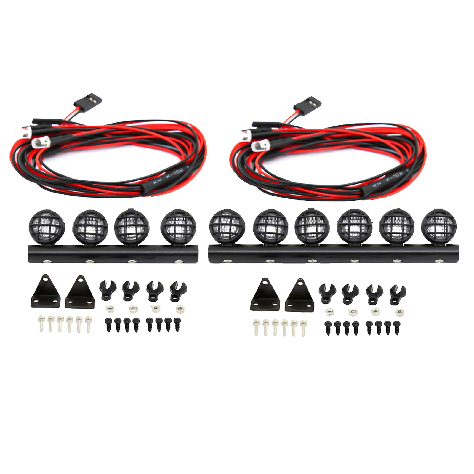 

Durable RC Car LED Lights Super Bright Set Easy to Install with Accessories