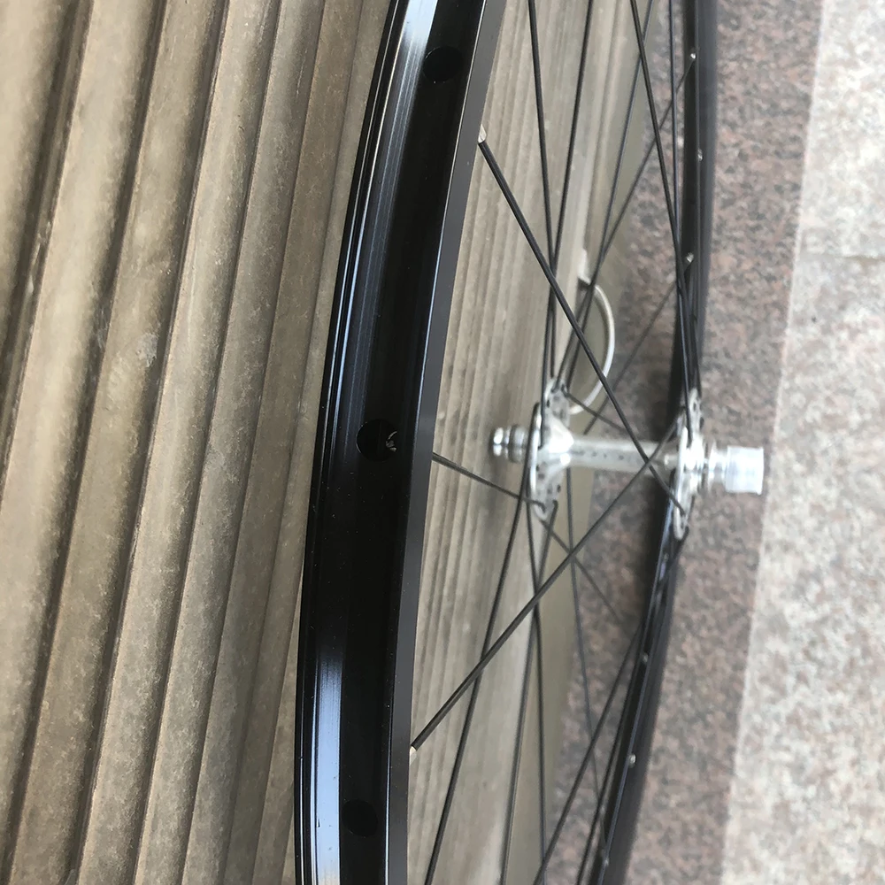 700C велосипедная оправа fixie велосипедная оправа колеса с шинами Серебристые 25 мм колеса Односкоростной велосипед Винтажный велосипед с фиксированной передачей алюминиевый сплав
