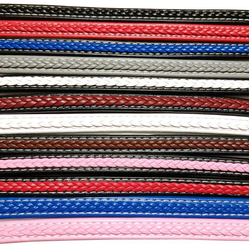 Оптовая цена классический кожаный браслет для мужчин ручная работа