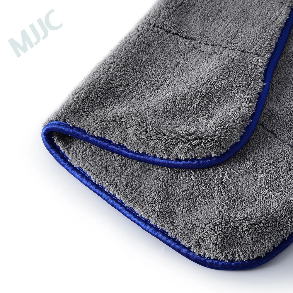 MJJC 42X48 см 1000GSM ультра впитывающая ткань для мытья автомобиля Pad супер Глубокий ворс Премиум влагопоглощающая салфетка из микрофибры полировка автомобиля полировка