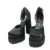 Туфли-лодочки женские из атласной ткани, роскошные модельные босоножки с пряжкой и кристаллами, туфли с круглым носком на высоком каблуке для вечеринки, весна-лето - изображение