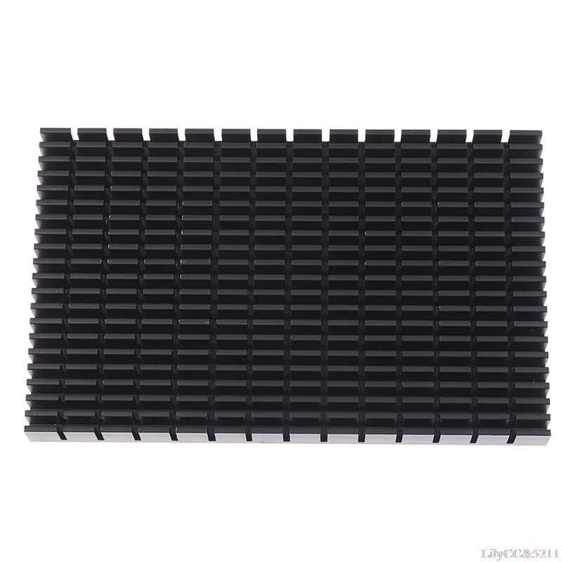 

150*93*15MM Heating Panel Heat sink Aluminum Heatsink Plate Black Radiator