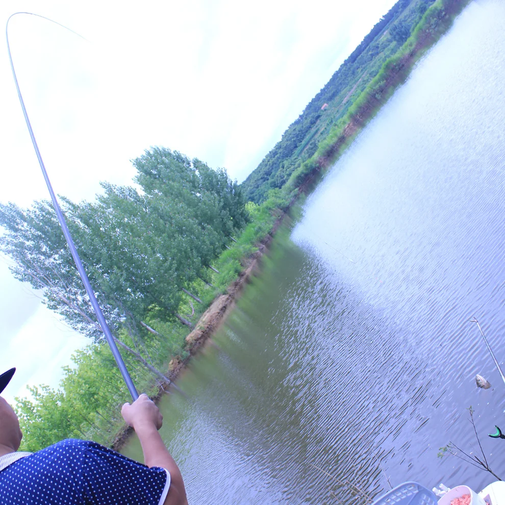 

6H 2.7m-7.2m Long Edition High Carbon Fishing Pole Super Hard Freshwater Feeder Baiting Fishing Rod Margin Pole Fishing Whip