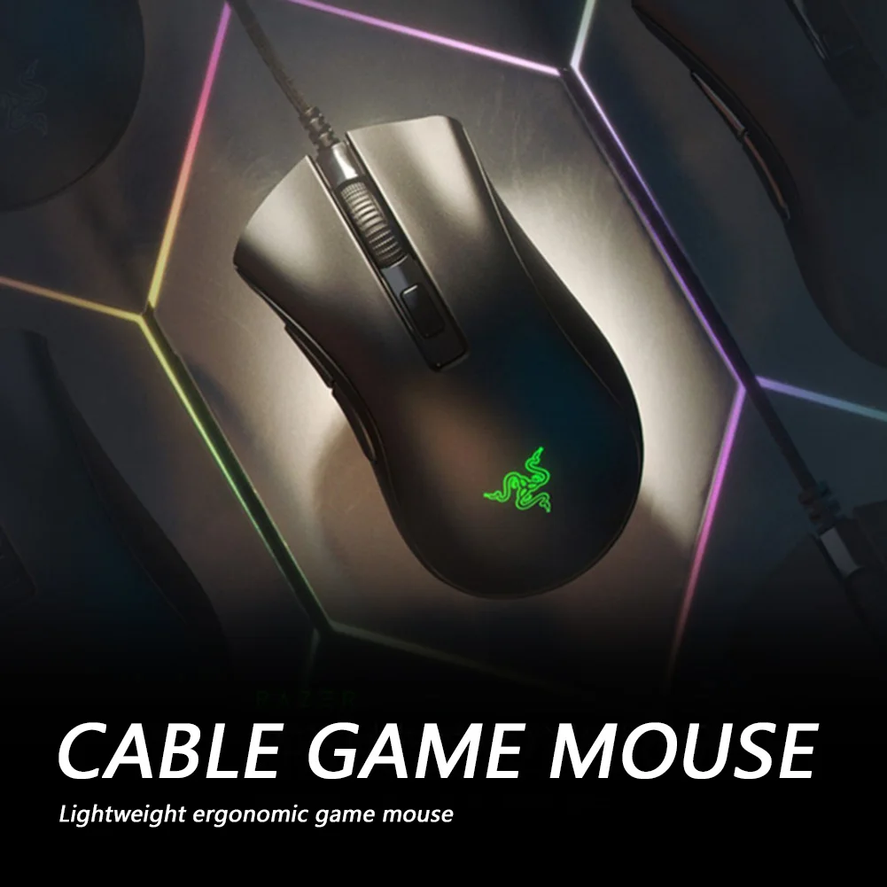 Мышь Проводная DeathAdder V2 7 кнопок 8500 точек/дюйм | Компьютеры и офис