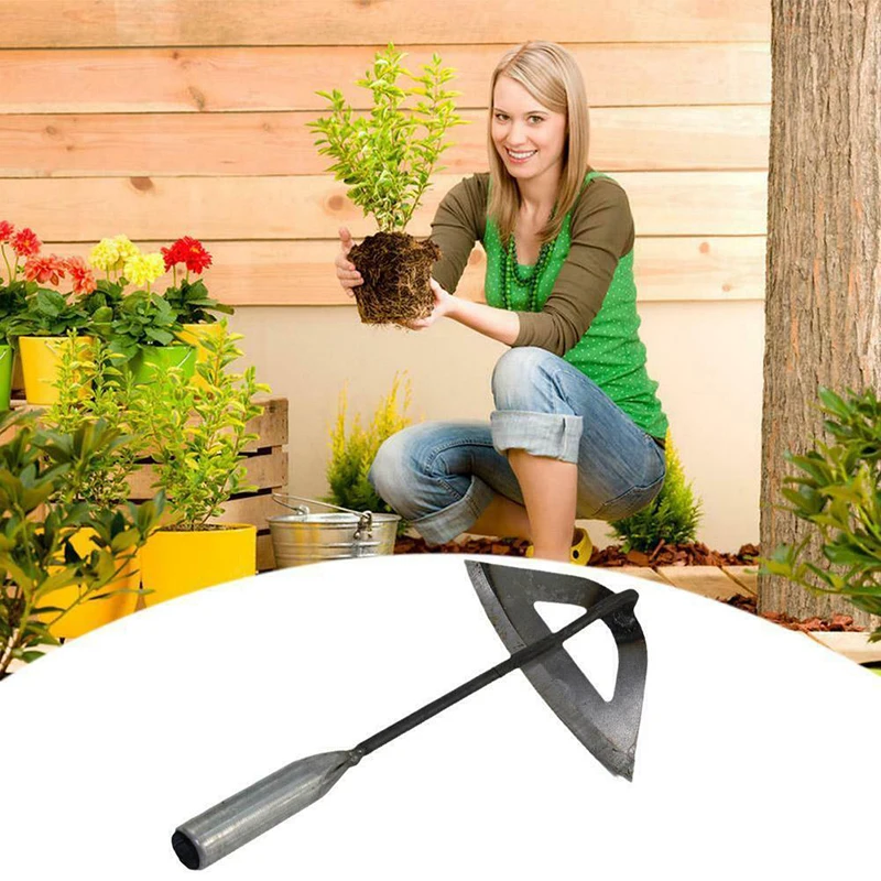 

Hardened Hollow Hoe Handheld Weeding Rake Planting Vegetable Farm Garden Agriculture Ranch Tools Accessories Weeding Hollow Hoe