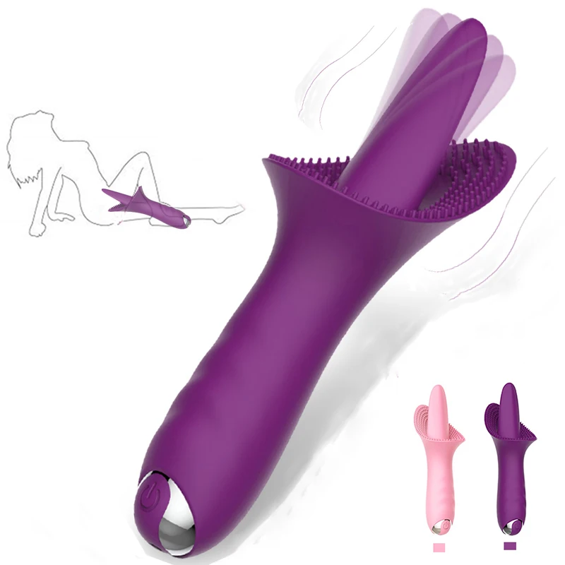 Фаллоимитатор Cunnilingus вибратор для женщин Стимулятор клитора оральный точки G