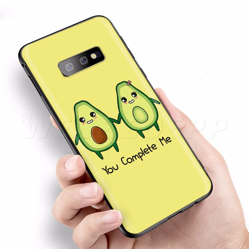 Webbedepp вкусный авокадо чехол для samsung Galaxy S7 S8 S9 S10 Edge Plus Note 10 8 9 A10 A20 A30 A40 A50 A60 A70