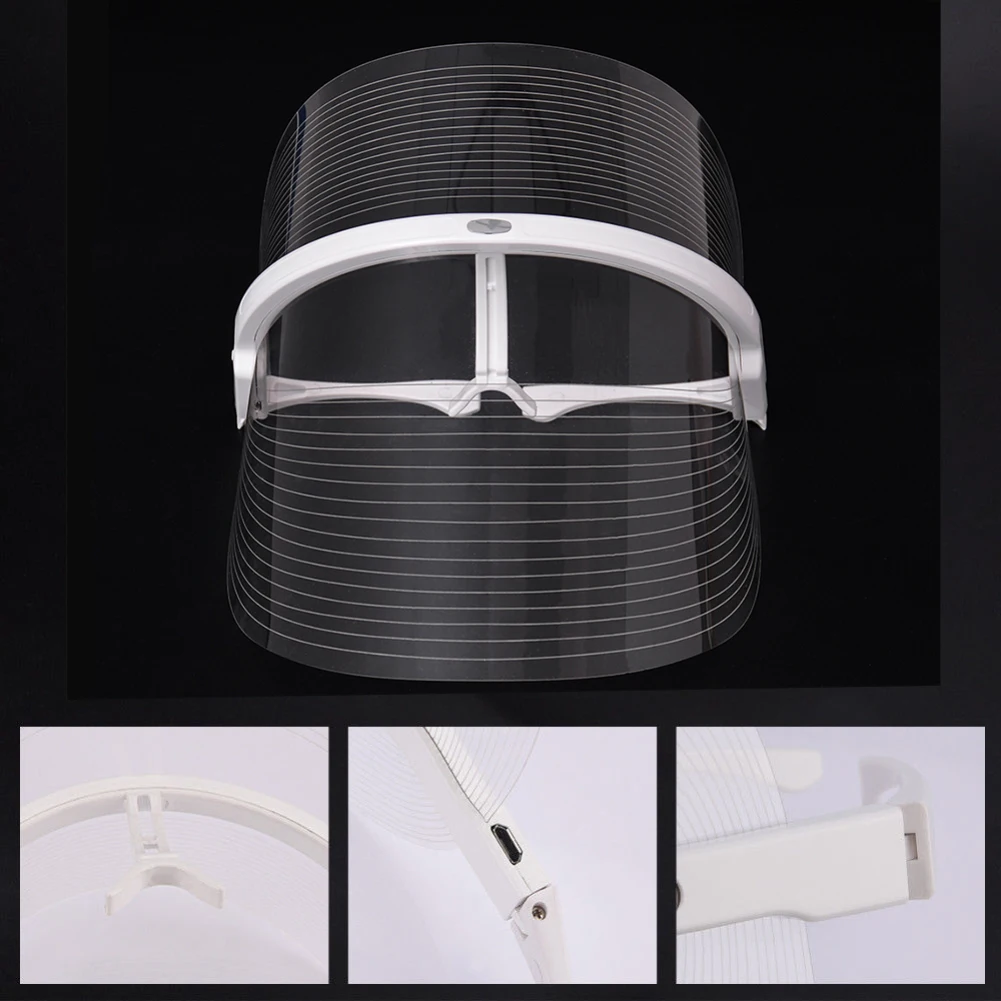 Светодиодная фотонизирующая фотолампа 3 цвета светильник светодиодный ная маска