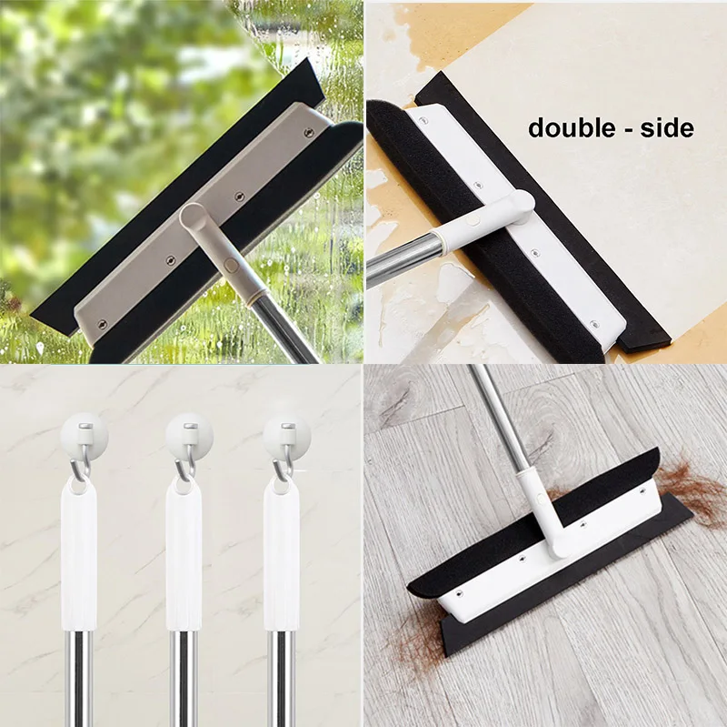 Двухсторонний EVA скребок Волшебная щетка для мытья автомобиля окон пола метлы