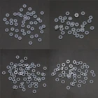 Амулеты-Стопперы из силиконовой резины, кольца, бусины для браслетов, совместимые с использованием отдельно или с зажимом, 100 шт.