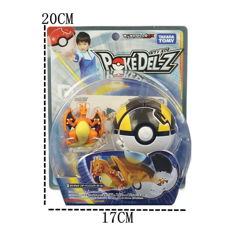 Takara Tomy Charizard Kyogre Pika с Pokeballs фигурка куклы игрушка аниме pokedel-z moncolle-ex Pokemones игрушки