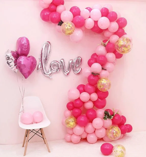 5 м прозрачная полоска для воздушных шаров инструмент фиксации Свадебный день