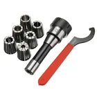 ID (7-16) императорский держатель фрезерного инструмента + ER32 6 шт. SInch пружинная Цанга + 1 лампа для фрезерных станков с ЧПУ